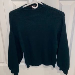 Forever 21 forest green long sleeve sweater